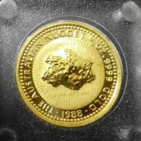 ◆豪州・カンガルー金貨◆ナゲット金貨１／１０ｏｚ金貨３枚で３/１０ｏｚ